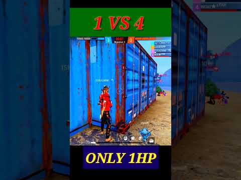NS GAMING YT 009 Best 1 vs 4 CIUTCH ONLY 1HP #viralshorts #short mobile player para SAMSUNG,A3,A5,A6