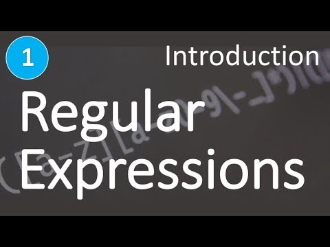 Regular Expressions (RegEx) Learn and Master | Introduction #1