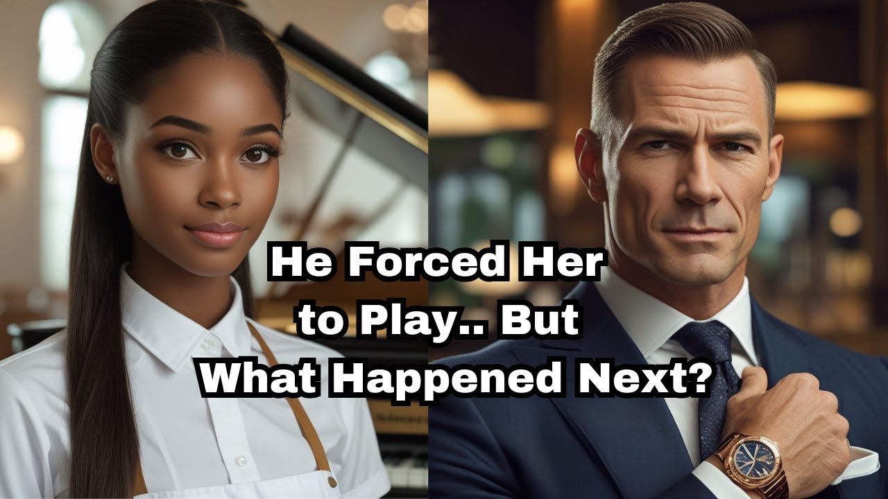 Rich Man Forces Black Waitress to Play Piano to Mock Her, But Her Talent Leaves Him Speechless