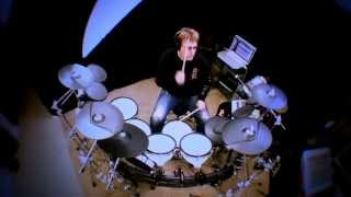 Drum Cover Band  MASTERPLAN  "Bleeding Eyes" Rock Drummer add's Tron Movie