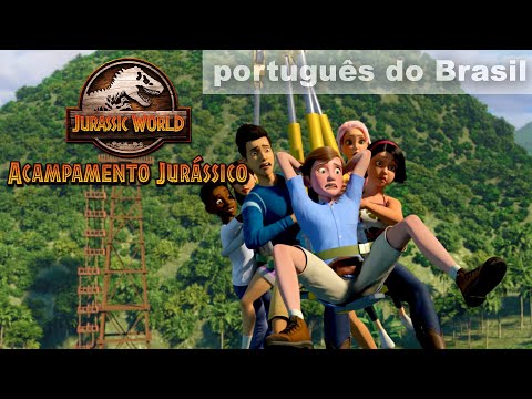 Tirolesa | JURASSIC WORLD ACAMPAMENTO JURÁSSICO | NETFLIX