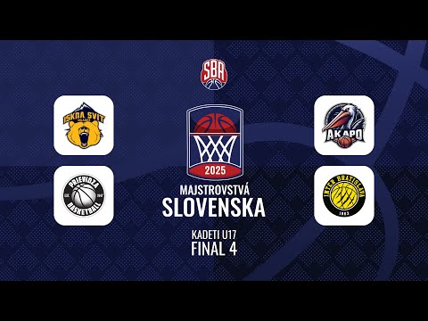 BKM Iskra Svit A vs. MBA Prievidza black / Kadeti U17 – M-SR – semifinále