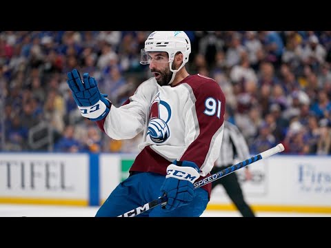 Nazem Kadri's hat trick powers Avalanche past Blues in Game 4