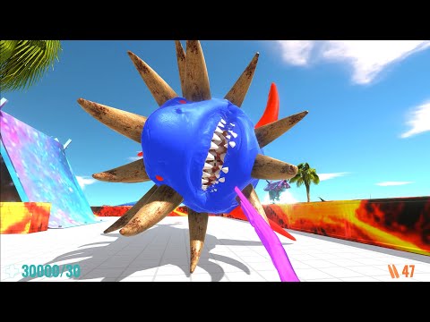 DEATH RUN vs SUPERMAN MEGALODON - Animal Revolt Battle Simulator