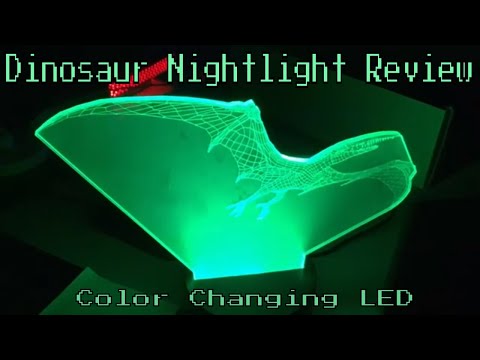 AmazeFan Color Changing Dinosaur Nightlight Review