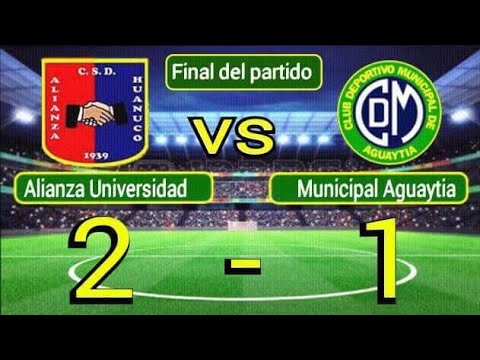 Alianza Universidad Vs Municipal Aguaytia 2-1 Copa Perú Etapa Nacional Fecha 1