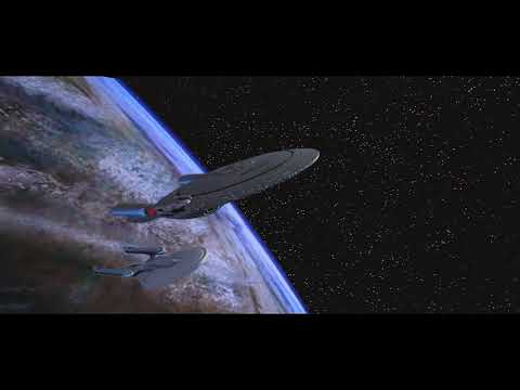 Star Trek Generations - Reimagined Ending. Attempt to Replicate the Miniature Model Film Look in CGI