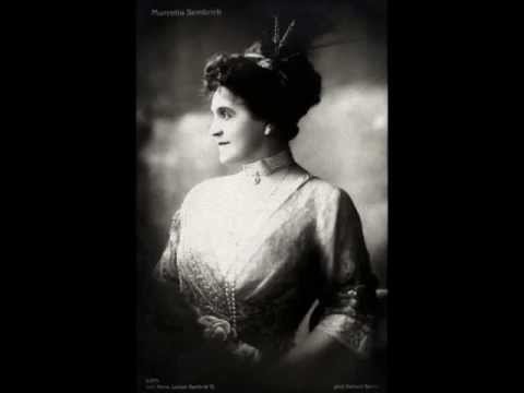 Polish Soprano Marcella Sembrich ~   Lo que está de Dios (1910)