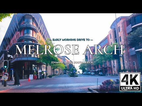 Saturday Morning Drive from Fourways to Melrose Arch | Johannesburg 🇿🇦