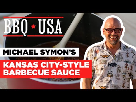 How to Make Kansas City-Style Barbecue Sauce with Michael Symon | BBQ USA | Food Network