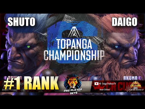 Shuto (#1 Ranked Akuma) VS Daigo (Akuma) ☆ Topanga Championship 6