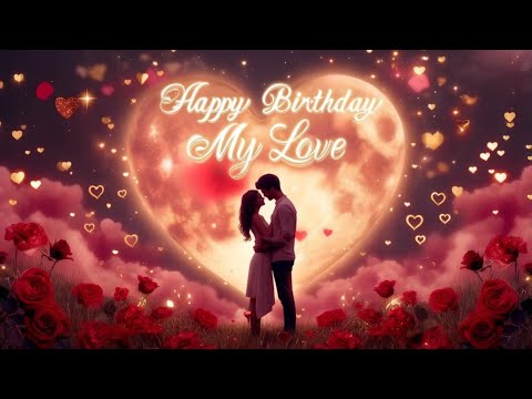 🎂 Happy Birthday My Love ❤️ | Romantic Birthday Song with Heartfelt Lyrics