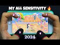 NEW😱BEST SENSITIVITY & SETTINGS 2024🔥| 4 Finger Claw Gyroscope | PUBG MOBILE