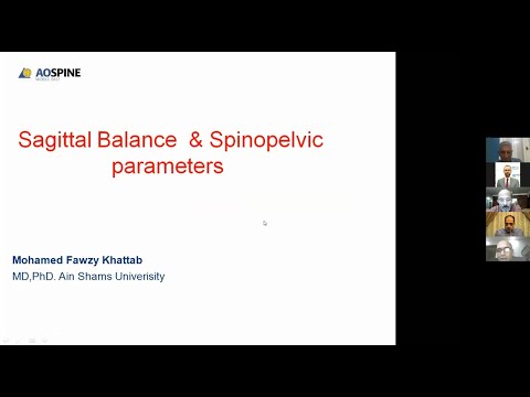 Sagittal balance & Spinopelvic parameters (Prof Mohamed Fawzy Khattab )