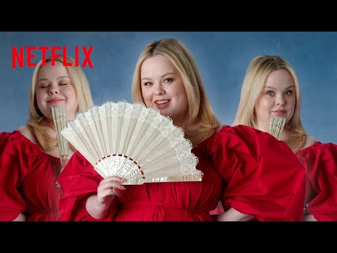 Nicola Coughlan Teaches You How to Flirt With a Fan | ﻿Bridgerton | ﻿Netflix