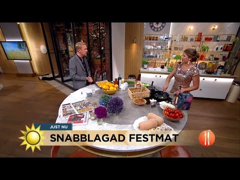 Snabblagad festmat med Jessica Frej - Nyhetsmorgon (TV4)