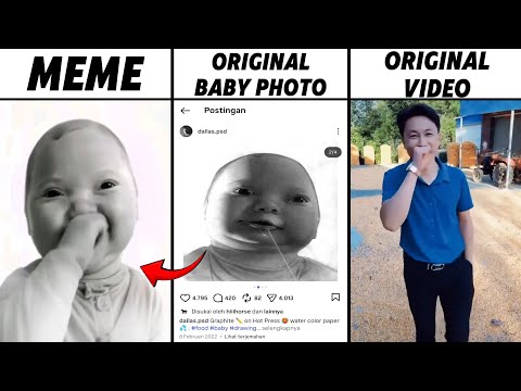 AI Baby Holding Laugh Tuff Baby Original Baby Photo and Original Video