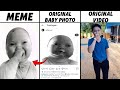 AI Baby Holding Laugh Tuff Baby Original Baby Photo And Original Video