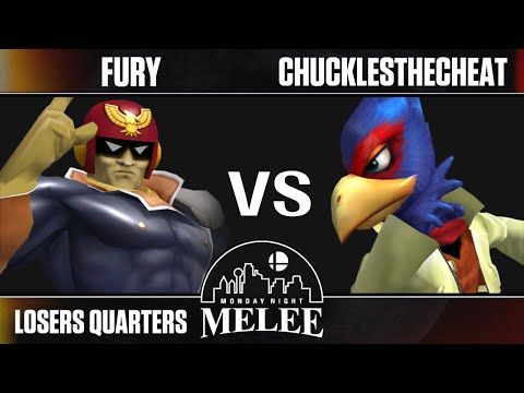 MNM 447 - Losers Quarters - Me | Fury (Captain Falcon) VS KB | ChucklesTheCheat (Falco) - SSBM