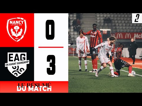J19 Ligue 2 BKT - Le résumé vidéo de Nancy - Guingamp