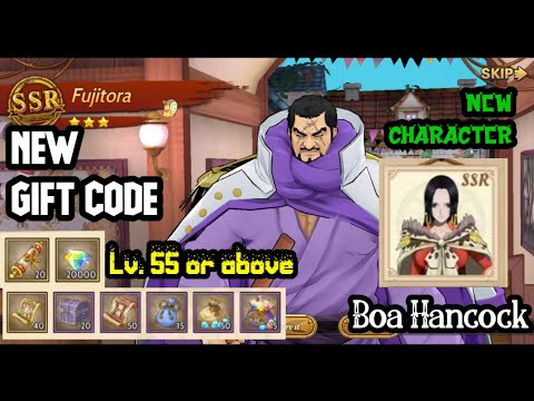 new gift code Lv 55 and new character | One Piece Burning Will