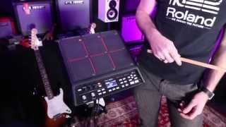 How to use the Roland SPD-SX Sampling pad for backing and click tracks