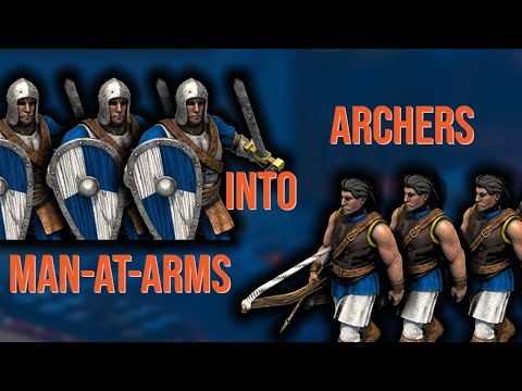 The best Man at arms into archers build order ! | Age of empires 2 DE