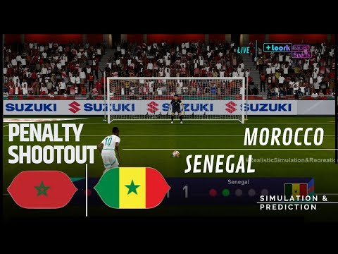Penalty Shootout Morocco vs Senegal 🔴🇸🇳🇲🇦 | Final Africa Cup of Nations 2026 | Video Game Simulation