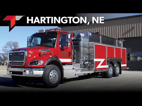 Hartington, NE, Toyne Pumper Tanker/Tender Delivery Video