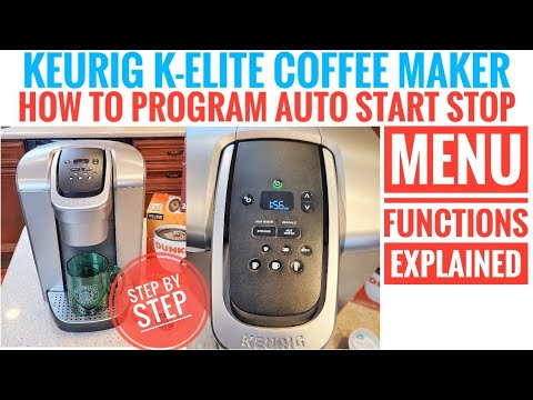YouTube video about: How to set clock on keurig?