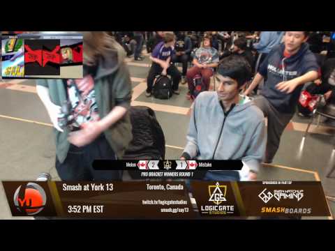 Smash at York 13 - Mistake (ZSS) vs Melon (Shulk) - SSB4 WR1