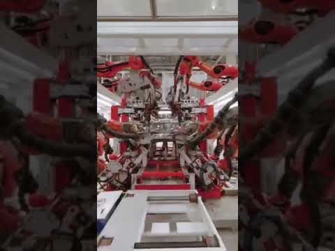 🏎️🔋How It‘s Made? | Tesla Giga Berlin 🇩🇪 #tesla #drone #shorts #mexico