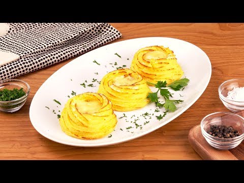 Cozy Up To These Mashed Potato Nests With A Hearty Bacon & Cheese Filling