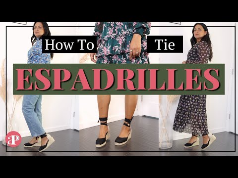 3 Chic Ways to Tie Espadrilles for Different Outfits -...