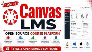 Tool 94 | Canvas LMS: Open Source Course Platform | Free & Open Source Software | Uplatz