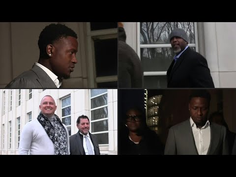Video | NBA betting scandal: Terry Rozier and co-defendants entering and exiting New York court | AFP