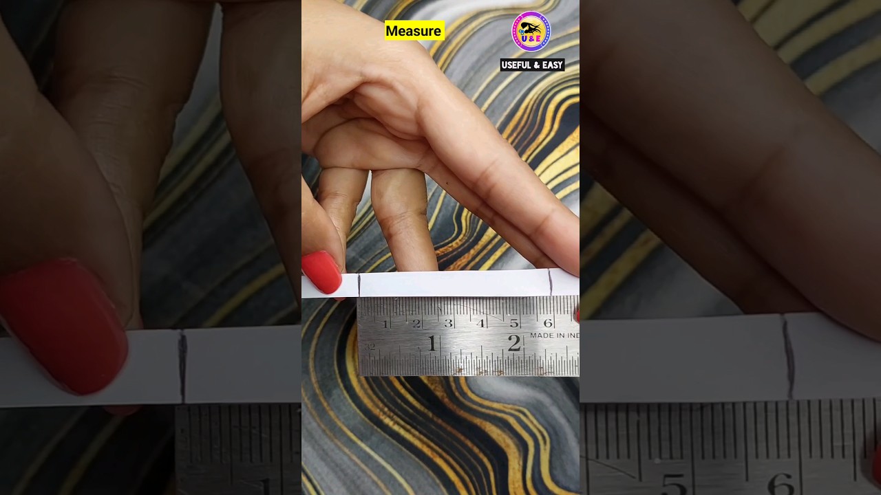 2 Simple Method How To Measure Your Ring Size At Home/Useful & Easy