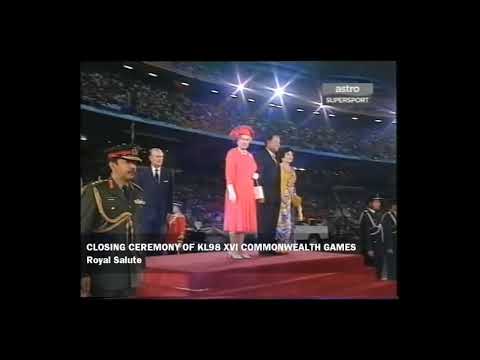 God Save the Queen played in Kuala Lumpur, Malaysia 1998 Commonwealth Games