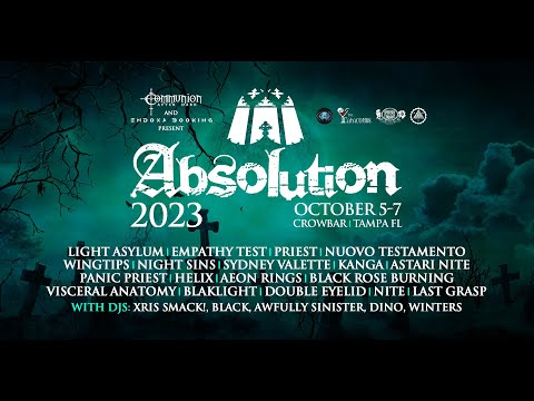 Absolution Fest October 6th Lineup