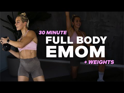 30 MIN FULL BODY CRUSHER | EMOM Style | Dumbbell Workout | Strength and Conditioning | Challenge