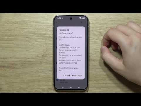 How to Reset App Preferences on GOOGLE Pixel 9 Pro