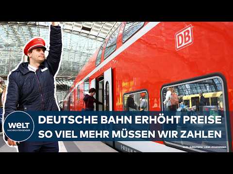 DEUTSCHE BAHN: TICKETS im Fernverkehr ab Dezember deutlich teurer - Das sind die Gründe!