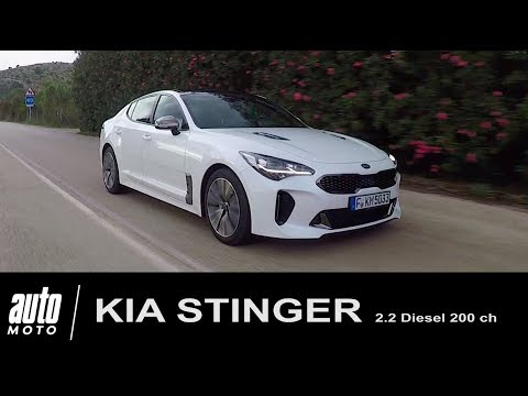 KIA STINGER 2.2 Diesel 200 ch ESSAI Auto-Moto.com