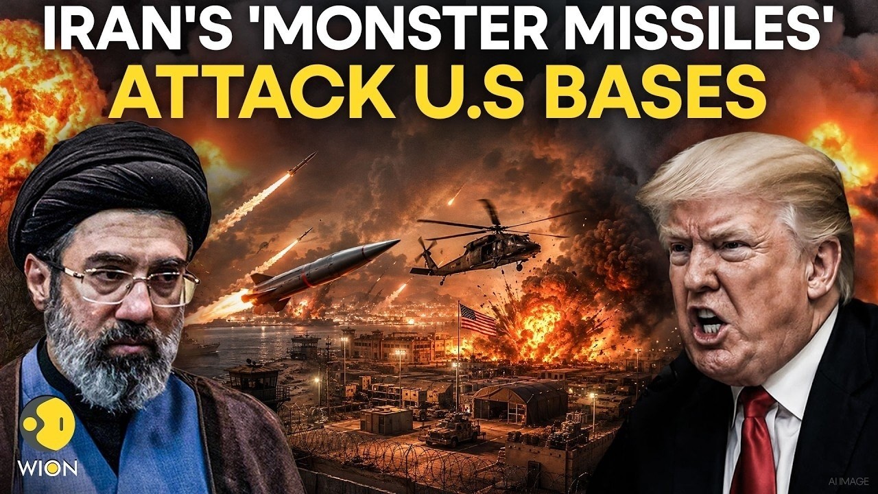 US-Iran War LIVE: Iran’s ‘Monster Missiles’ Put US in Crosshairs; Bases Under Heavy ATTACK | WION