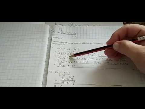 WISKUNDE GRAAD 9: 22 Mei 2020 - periode 8 (22098)