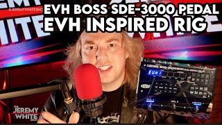 Video thumbnail for How To Setup an Eddie Van Halen Inspired Wet/Dry/Wet Guitar Rig | BOSS SDE 3000 EVH Delay Pedal by Jeremy White