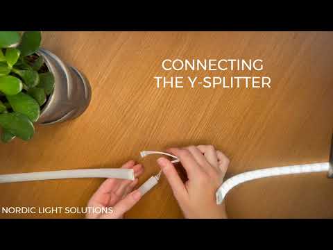 Philips hue gradient lightstrip Connecting Y splitter - splitting Philips hue gradient lightstrip