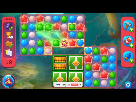 Fishdom lvl 6030-6035 👀 Can you beat this puzzle level?🔥Gameplay #554