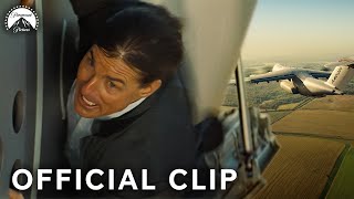 Mission: Impossible Rogue Nation | Ethan Hangs Onto Plane (Full Scene) | Paramount Movies