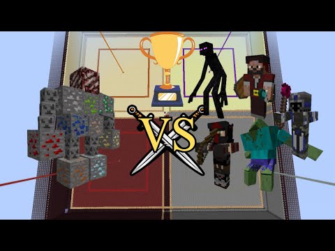 Ore Boss vs Strong Bosses | Minecraft 1.7.2